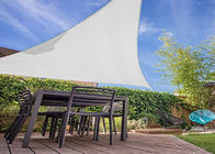 Sand Cream Triangle Sun Shade Sail Used For Public Gathering Places